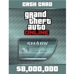 Grand Theft Auto Online Megalodon Shark Cash Card 8,000,000$ – Zboží Živě