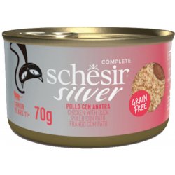 Schesir Cat Senior Wholefood kuře kachna 70 g