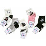 Dětské protiskluzové ponožky s ABS kočky 5 párů – Zboží Dáma