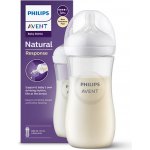 Avent kojenecká láhev Natural Response transparentní 330 ml – Zboží Dáma