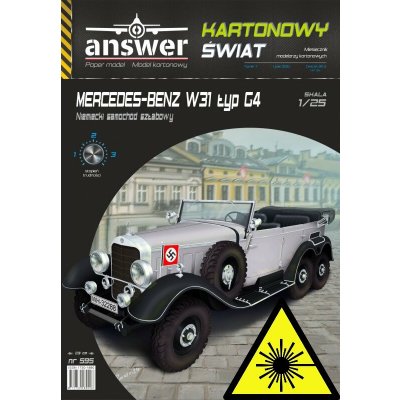 Mercedes-Benz W31 typ G4 Laserové doplňky kostra, detaily, dezény, díly kol – Hledejceny.cz