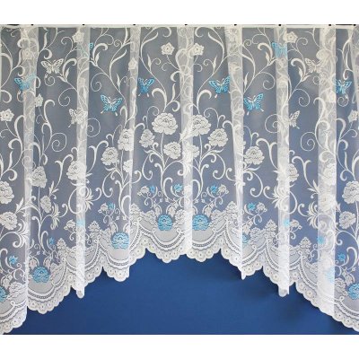 Oblouková záclona 7514 motýl, 180x320 cm – Zboží Mobilmania