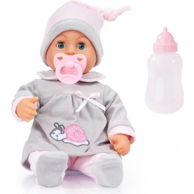 Bayer Design First Words Baby 38 cm šedá – Zbozi.Blesk.cz