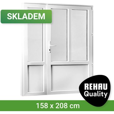 REHAU Smartline+ pravé bílá 158 x 208 cm – Hledejceny.cz