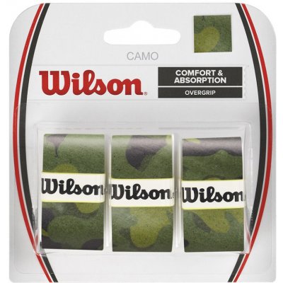 Wilson Pro overgrip Camo 3ks zelená – Hledejceny.cz