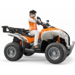 Bruder 63000 muž řidič a čtyřkolka QUAD – Zboží Mobilmania