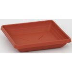 Plastia miska čtyřhranná Lotos 40 x 40 cm terakota – Sleviste.cz