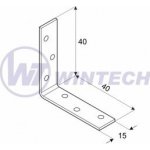 Domax KW 40 Úhelník úzký 40x40x15 – HobbyKompas.cz