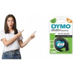 Dymo S0721660, černý tisk/bílý podklad, 4m, 12mm – Sleviste.cz