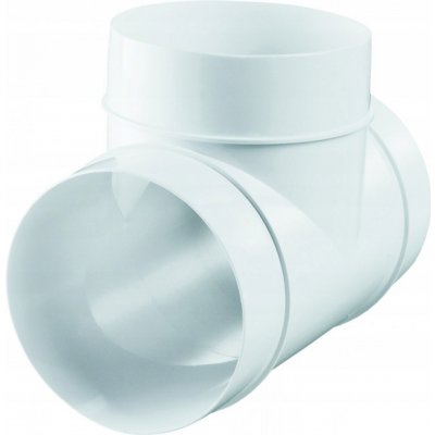 Vents 592 T-rozdělovač kulatý rovný 125/125 mm PVC – Hledejceny.cz