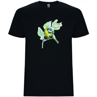 Kubu Design pánské triko sýkorka černá – Zboží Mobilmania