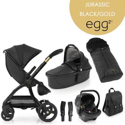 BabyStyle Egg2 set 6v1 Jurassic Black GOLD limitovaná edice 2022