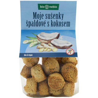 BioNebio Moje sušenky kokosové 130 g – Zboží Dáma