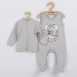 New Baby Kojenecká soupravička Mouse šedá – Sleviste.cz