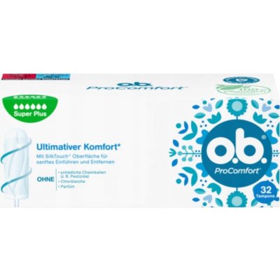 O.B. ProComfort Super Plus hygienické tampony 32 ks – Zboží Mobilmania