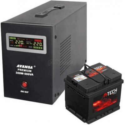 Avansa Záložní zdroj pro oběhová čerpadla AVANS UPS 300W 12V + baterie 117507 – Zboží Mobilmania