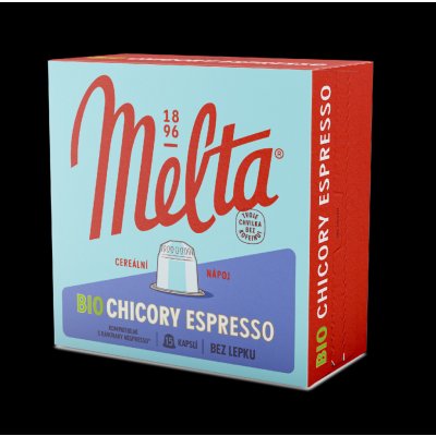 MELTA BIO Chicory Espresso kapsle kompatibilní s Nespresso 15 ks – Hledejceny.cz