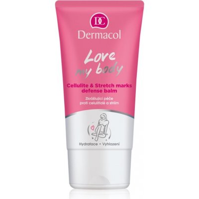 Dermacol Love My Body zkrášlující péče proti celulitidě a striím (Cellulite & Stretch Marks Defense Balm) 150 ml – Zboží Dáma
