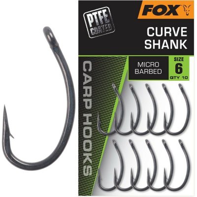 Fox Háčky Curve Shank 10 ks Vel. 5 – Zboží Mobilmania