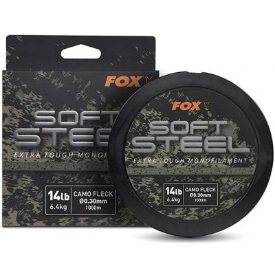 Fox Soft Steel Fleck Camo Mono 1000m 0,33mm 7,3kg – Zboží Mobilmania