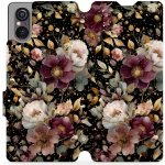 Mobiwear - Sony Xperia 5 V - V169S Zlatavé kvítky – Sleviste.cz