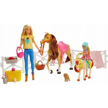 Barbie GLL70 Barbie a Chelsea v hřebčíně