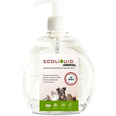 Ecoliquid ANIMAL Dezinfekce a čištění potřeb pro domácí mazlíčky 500 ml – Zboží Mobilmania