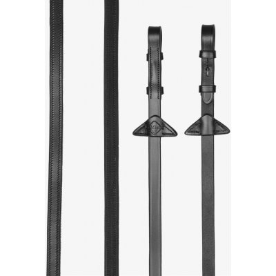 LeMieux Pogumované otěže s poloviční podšívkou Brown/Silver – Zboží Mobilmania