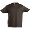 Dětské tričko Sols dětské triko s krátkým rukávem IMPERIAL kids 11770398 Chocolate