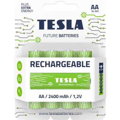 TESLA RECHARGEABLE+ AA 4 ks 1099137209 – Zboží Živě