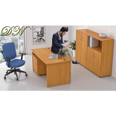 NABYTEK-DESIGNOVY.CZ - ZE 1.6 11 Sestava kancelářského nábytku Komfort 1.6 buk – Zboží Dáma