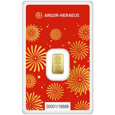 Argor-Heraeus zlatý slitek Rok Hada 2025 1g – Zboží Dáma