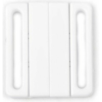 Plavkové zapínání šíře 32 mm plastové - bílá (2 pár) – Zboží Dáma