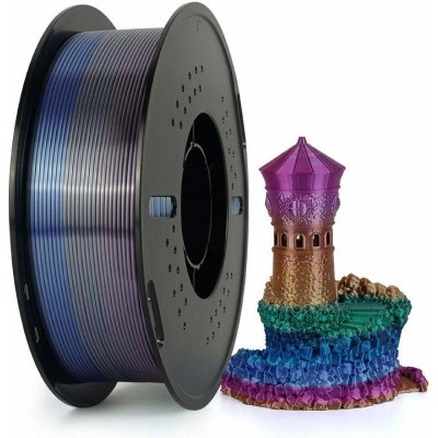 Kingroon PLA SILK RAINBOW 1,75 mm 1 kg Universe – Zboží Živě