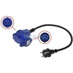 Tanatech Adaptér Schuko na CEE 16A úhlová zásuvka kabel 40cm