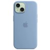 Apple iPhone 15 Silikonový kryt s MagSafe světle modrý MWND3ZM/A