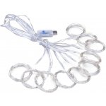 Foxter 2279 Vánoční světelný závěs USB LED IP65 dálkové ovládání multikolor 2 x 2 m – Zboží Mobilmania