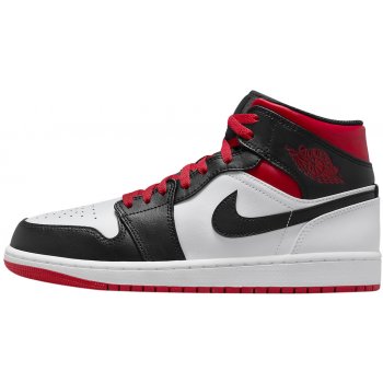 Air Jordan Jordan 1 Mid Black Toe White Gym Red