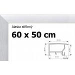 BFHM Alaska hliníkový rám na puzzle 60x50 cm stříbrný – Zboží Mobilmania