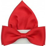 Quentino pánský matný s kapesníčkem PMSK13M červený – Zboží Dáma