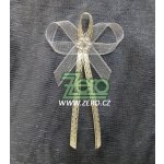 Vonička (vývazek) svatební - bílo-krémová s perlovým květem I – Sleviste.cz