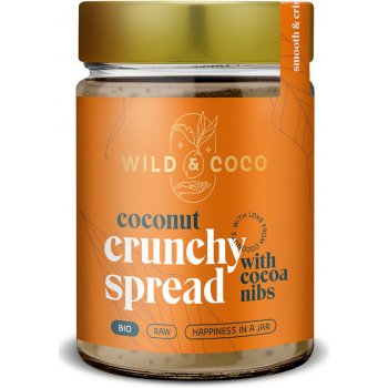 Wild&Coco BIO Kokosová pomazánka s kešu a kakaovými boby 300 g