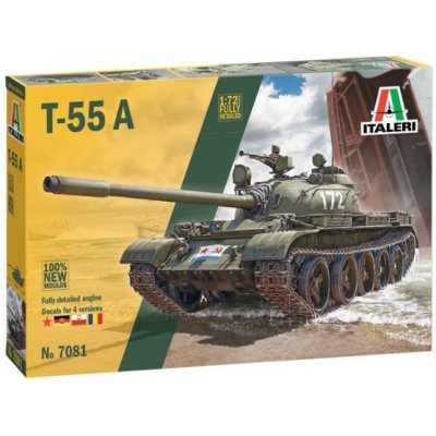 Italeri Tank T-55 A 1:72 – Zboží Mobilmania
