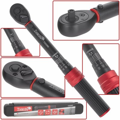 Geko momentový klíč 1/4", 5-25 Nm, 240 mm PROFI T00250 – Zboží Dáma