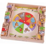 Bigjigs hra Ruleta se zvířátky – Zboží Dáma