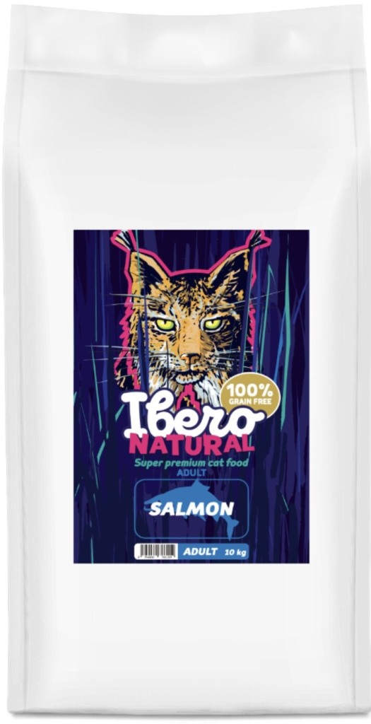 Ibero Grain free Cat Adult Salmon 10 kg