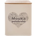 Orion Dóza Polohrubá mouka Srdce 11,5 x 11,5 x 14 cm – Hledejceny.cz