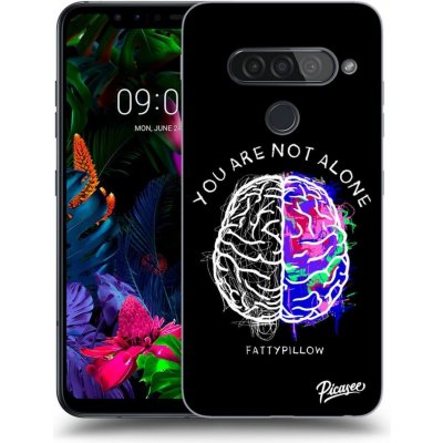 Pouzdro Picasee silikonové LG G8s ThinQ - Brain - White čiré – Hledejceny.cz