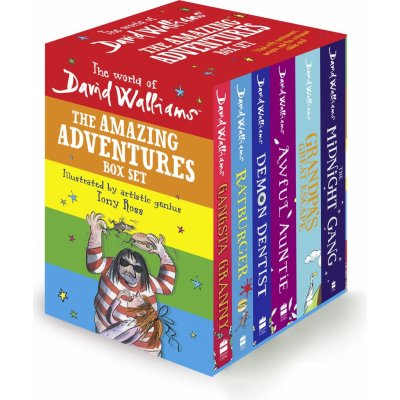 The World of David Walliams: The Amazing Adventures Box Set – David Walliams – Hledejceny.cz