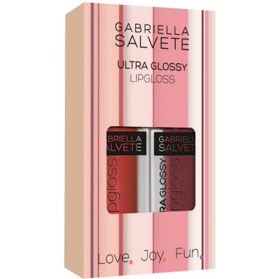 Gabriella Salvete Ultra Glossy 03 lesk na rty pro objem rtů 4 ml + 05 lesk na rty pro objem rtů 4 ml dárková sada – Zbozi.Blesk.cz